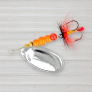 Блешня обертова ZEOX Reactive № 4, 9г, колір 001 Silver